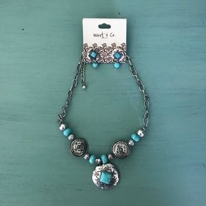 West & Co. necklace and earrings set